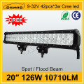 Wholesale 126W high intensity police led roof light bar